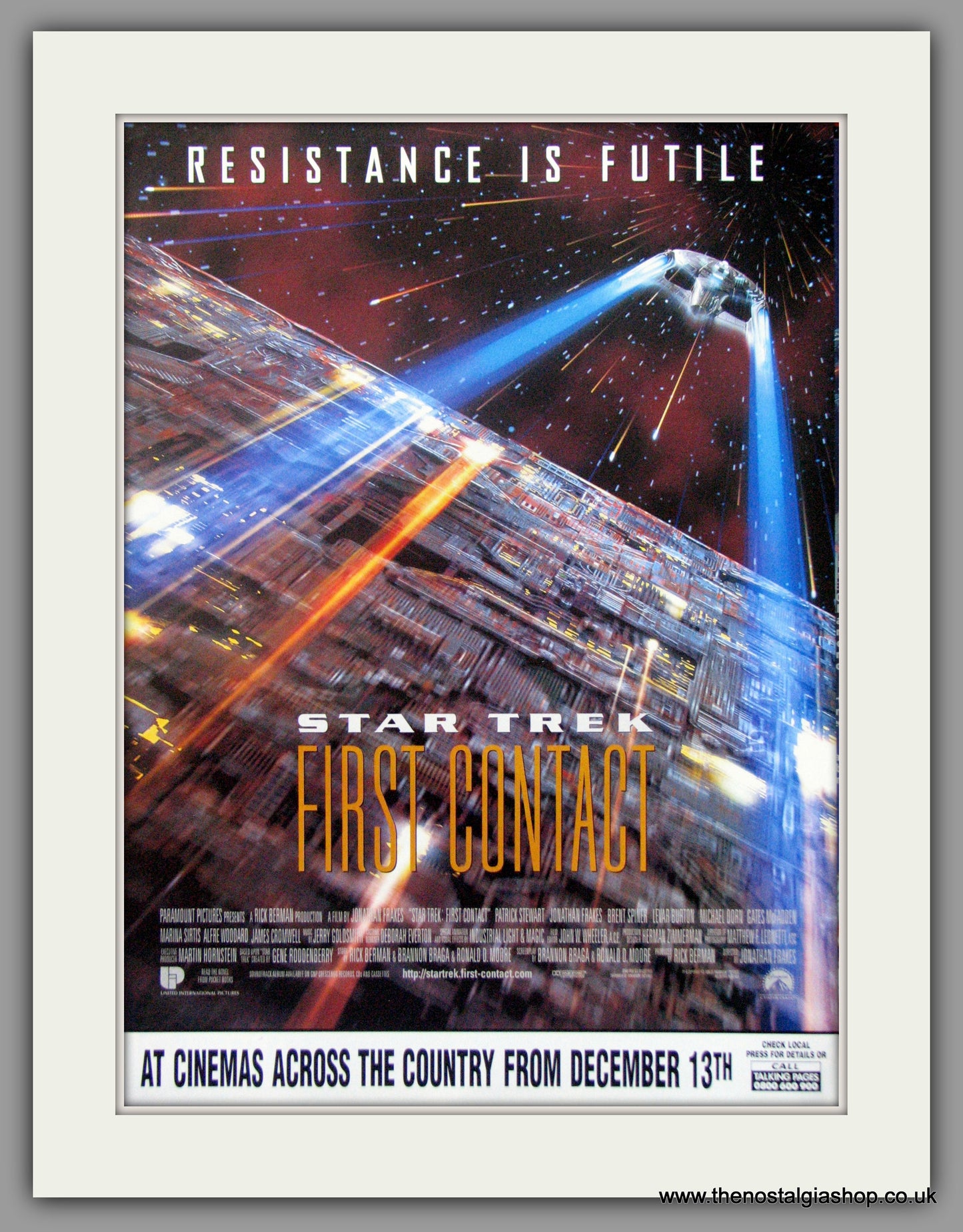 Star Trek First Contact. Original Advert 1997 (ref AD51745)