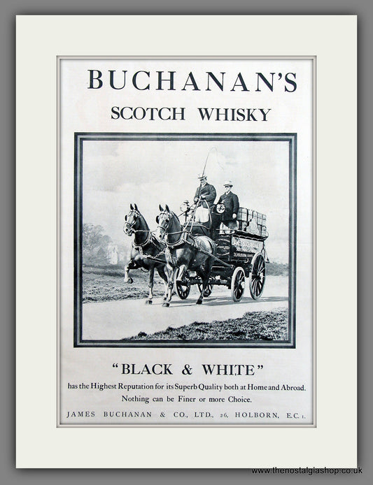 Buchanan's Scotch Whisky Original Advert 1924 (ref AD300069)