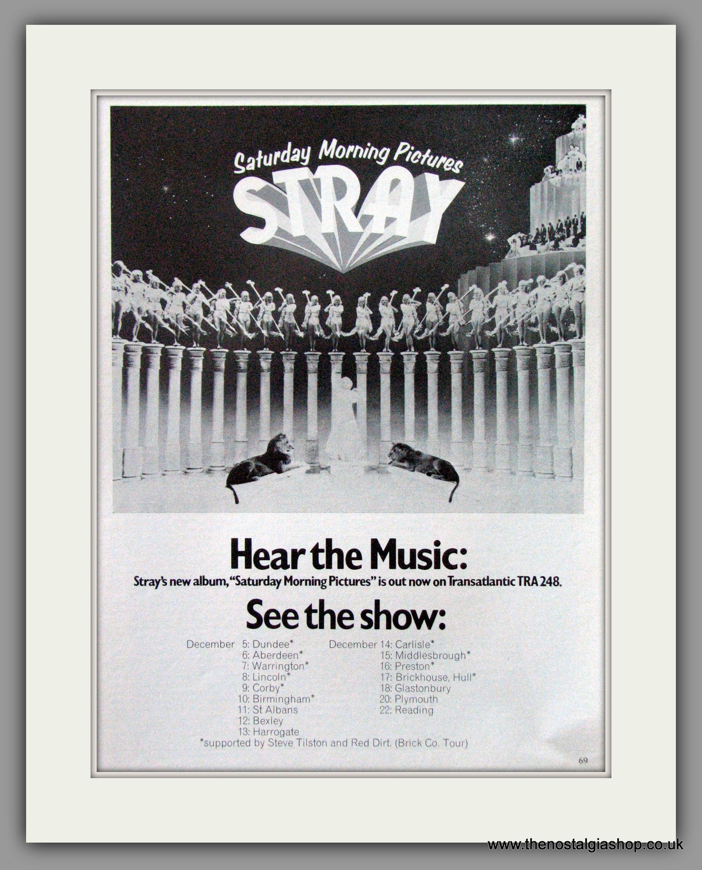 Stray. Original Advert 1972 (ref AD51760)
