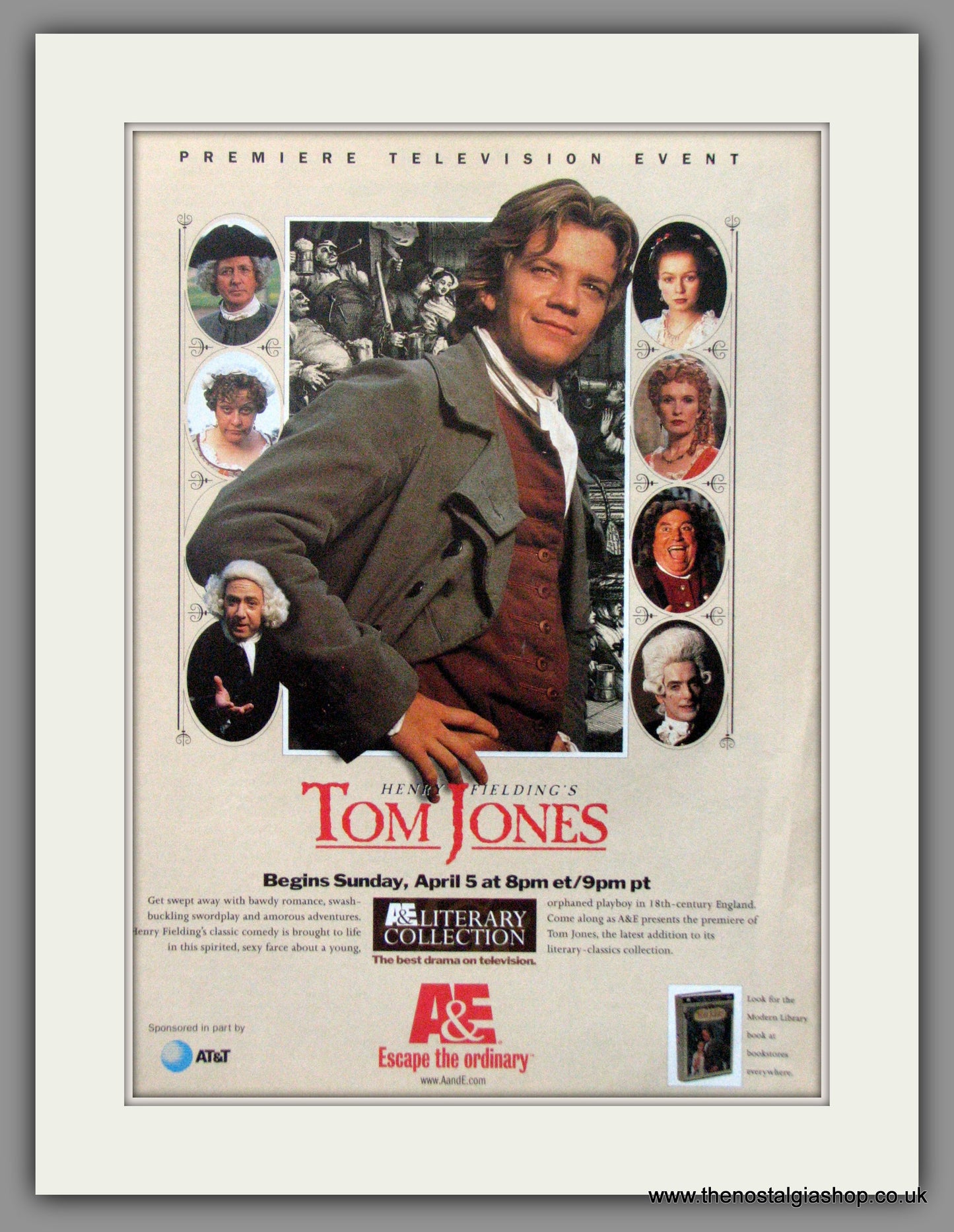 Tom Jones. Original Advert 1998 (ref AD51891)