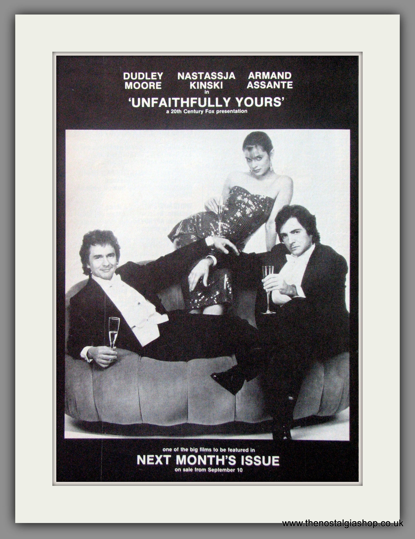 Unfaithfully Yours'. Original Advert 1984 (ref AD51894)