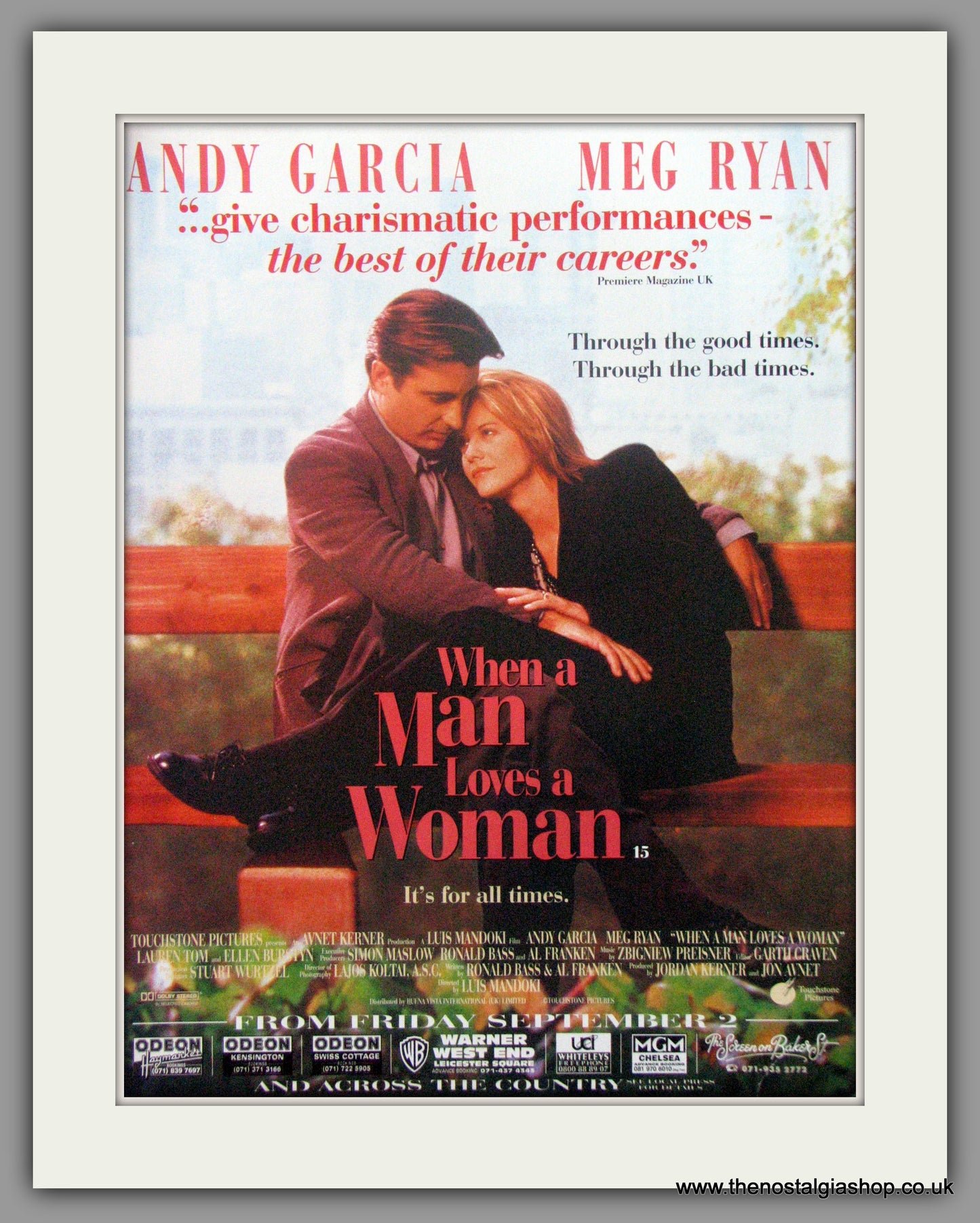 When A Man Loves A Woman. Original Advert 1994 (ref AD51992)