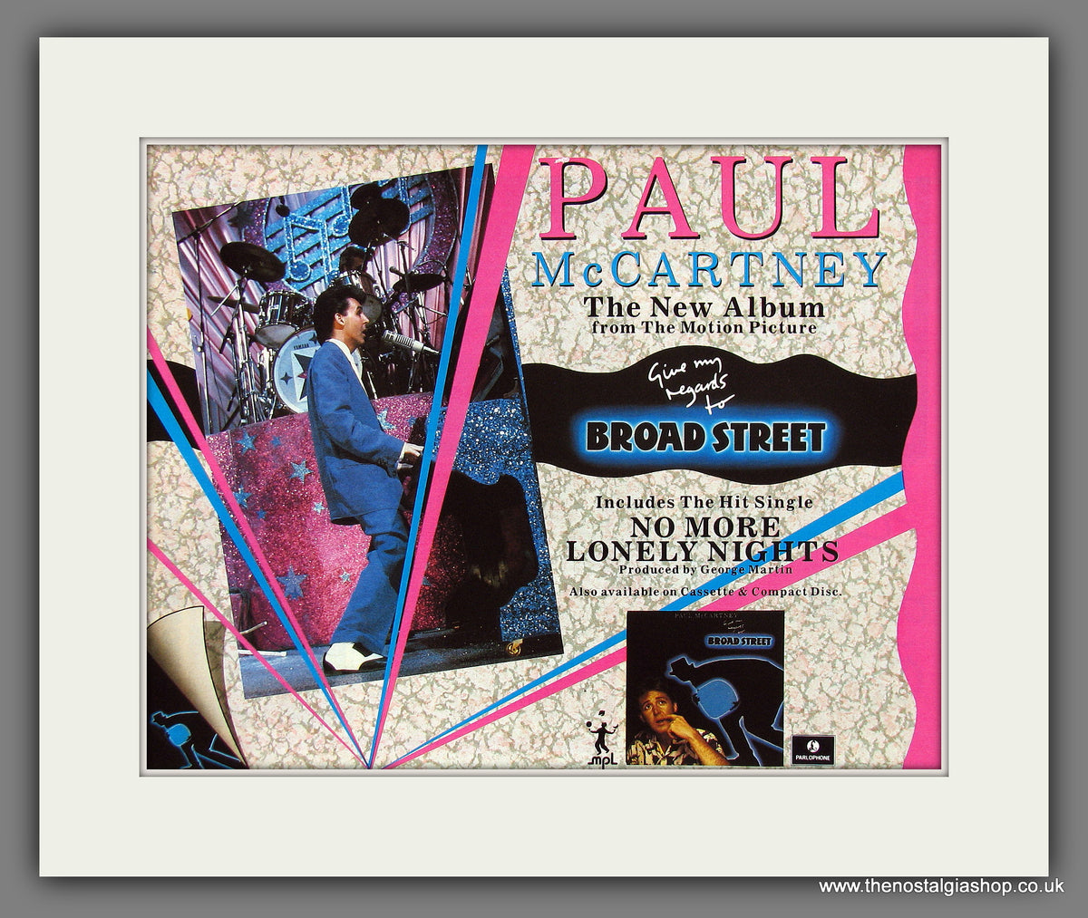 Paul McCartney. Give My Regards To Broad Street. 1984 Original Advert (ref AD55828)