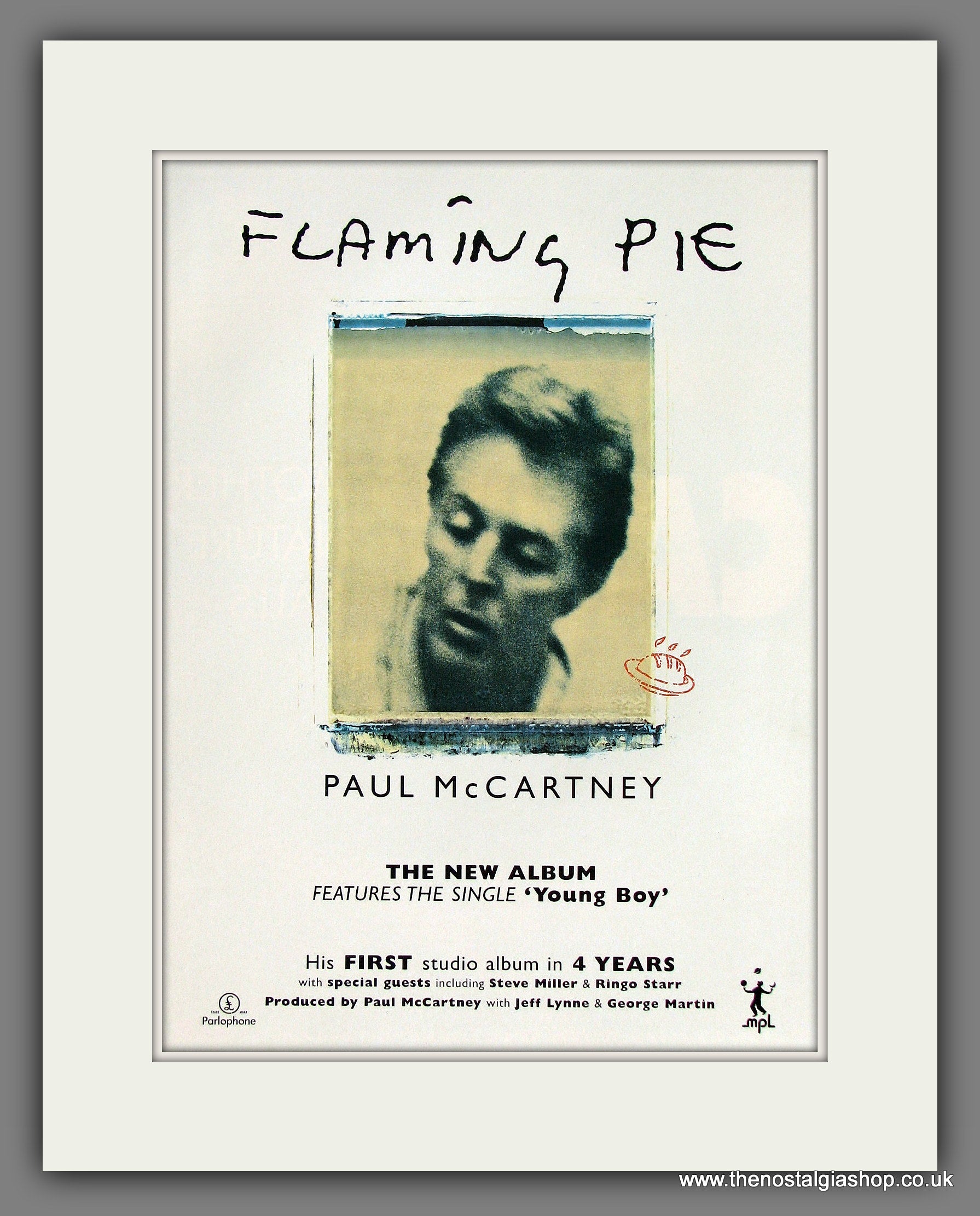Paul McCartney. Flaming Pie. 1997 Original Advert (ref AD55829 