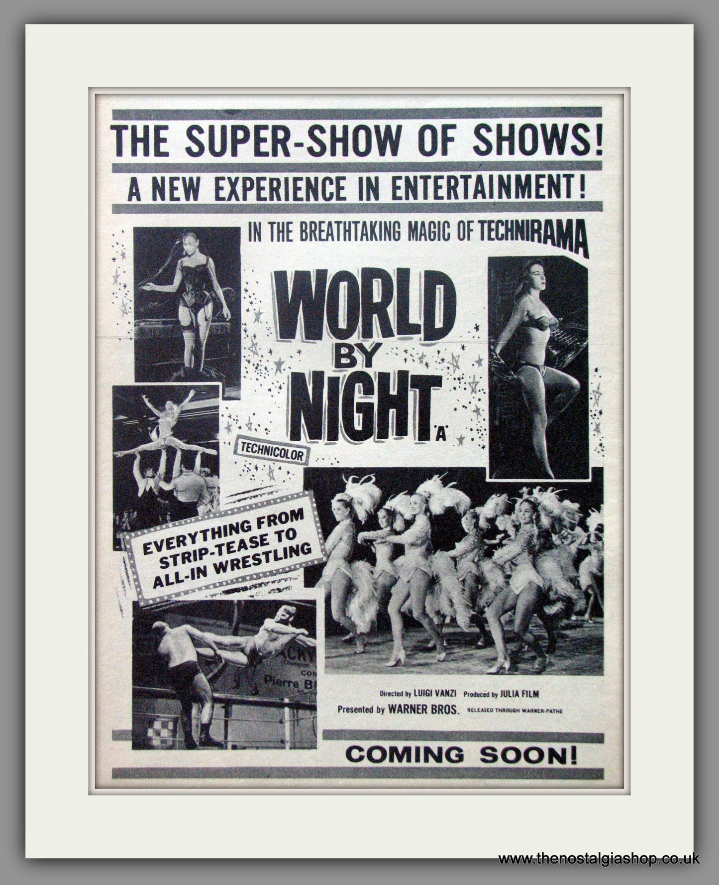World By Night. Original Advert 1961 (ref AD52183)