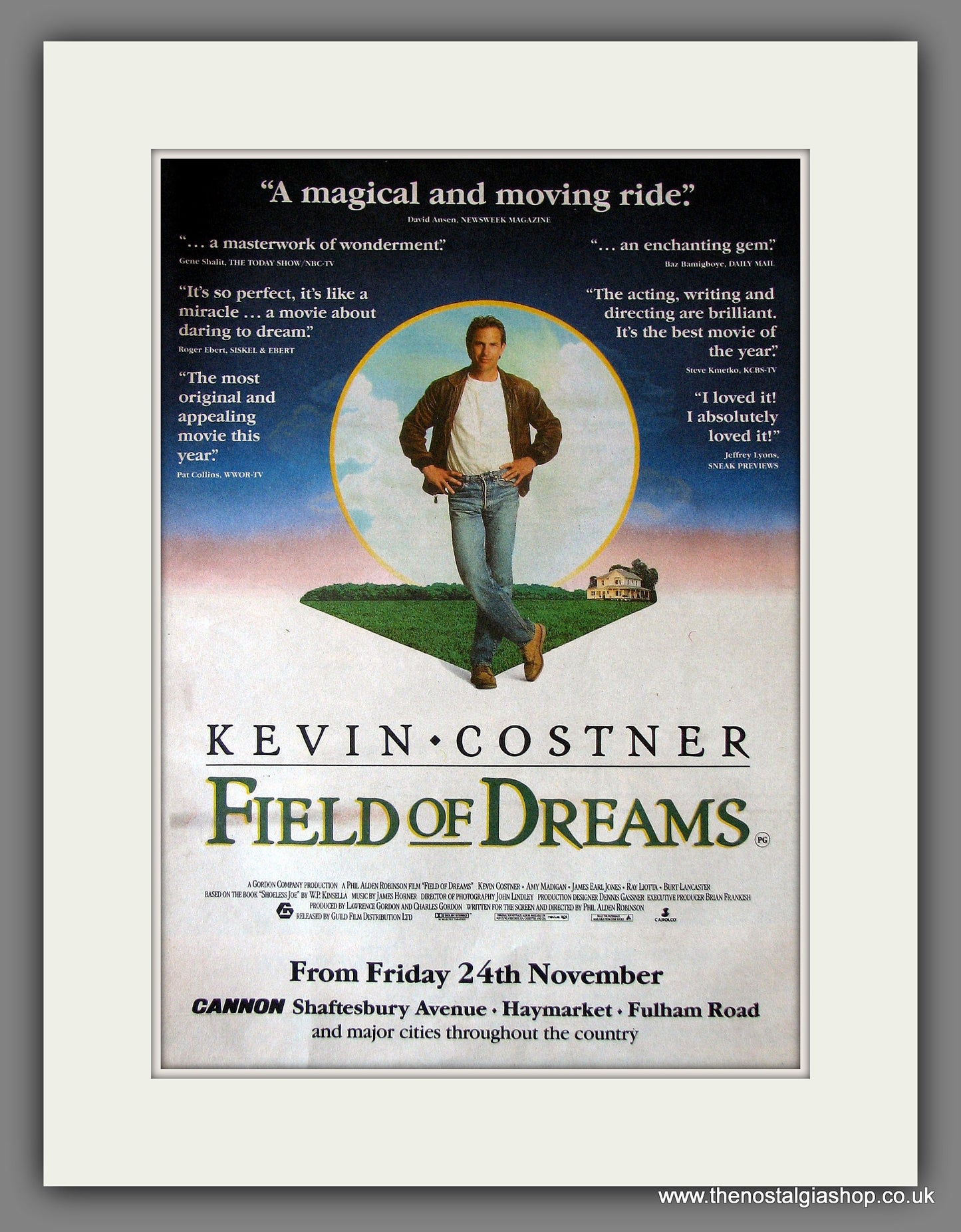 Field of Dreams. Vintage Advert 1989 (ref AD13300)