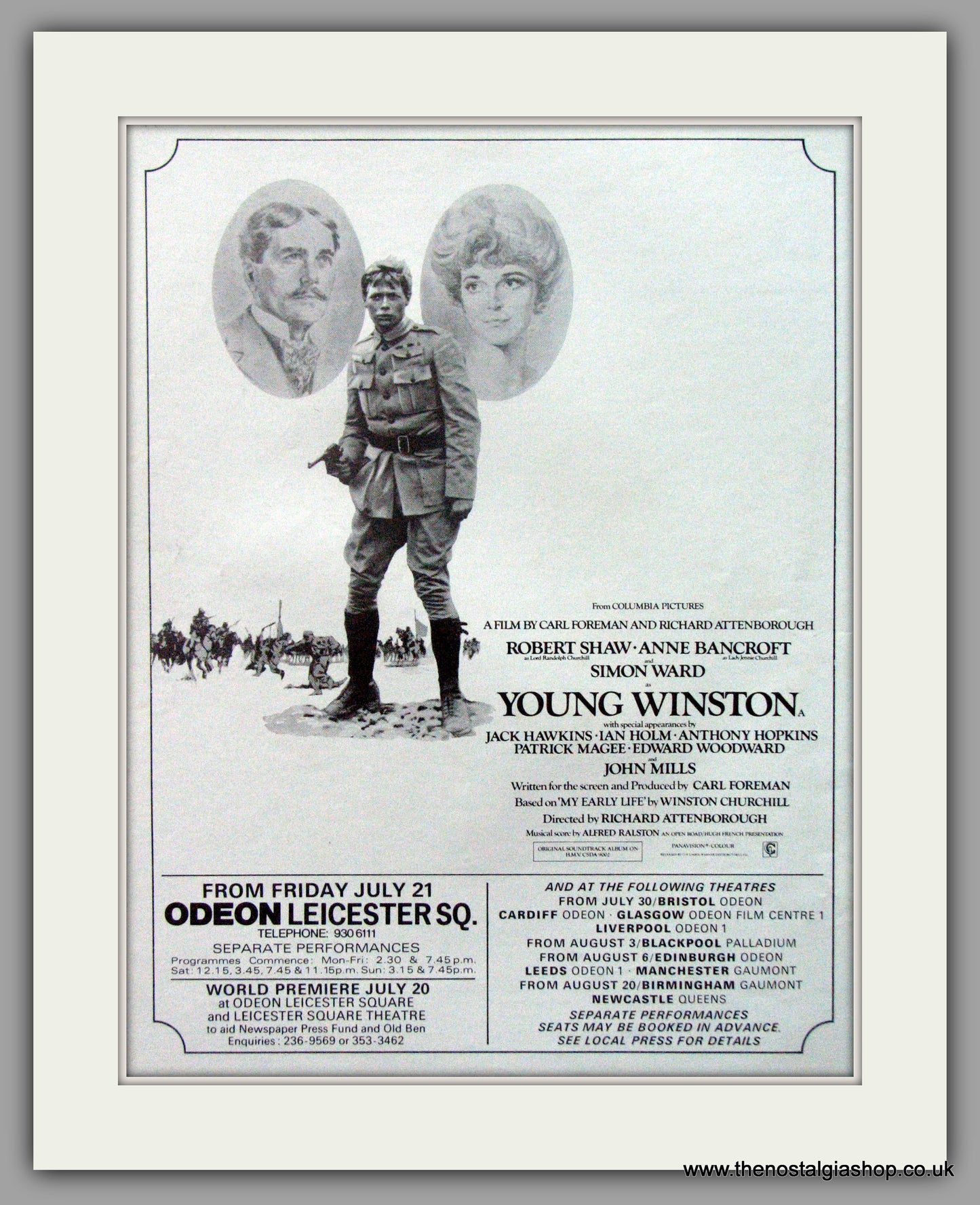 Young Winston. Original Advert 1972 (ref AD52316)