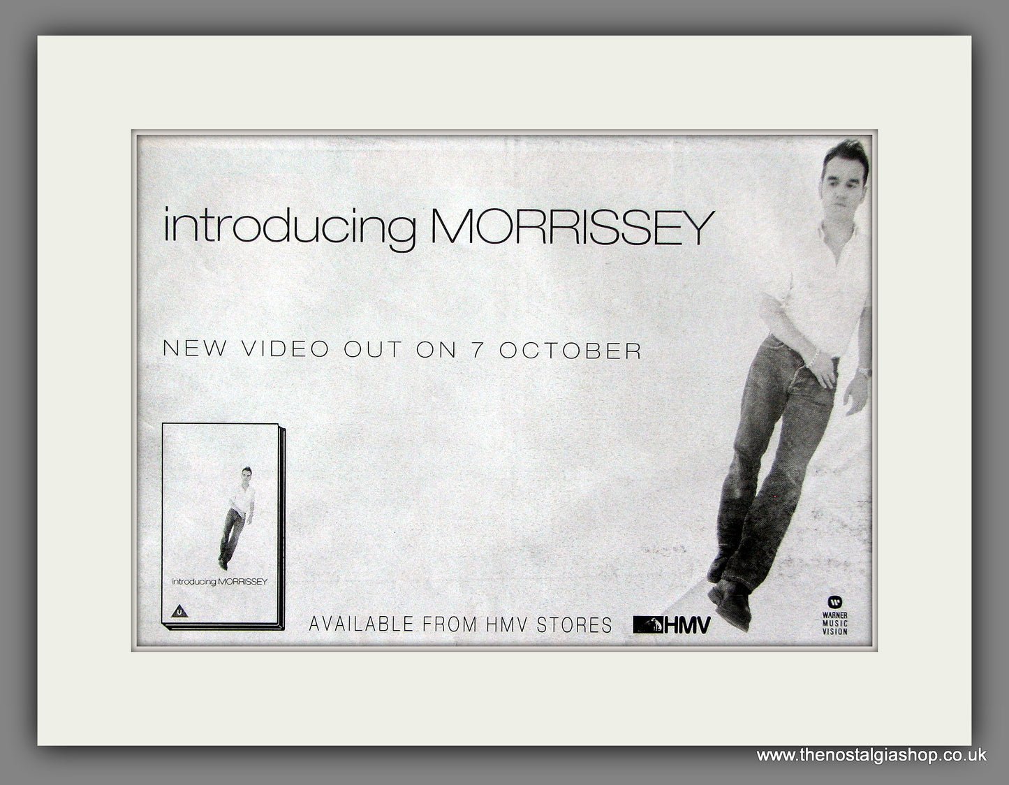 Morrissey On Video. 1996 Original Advert (ref AD55904)