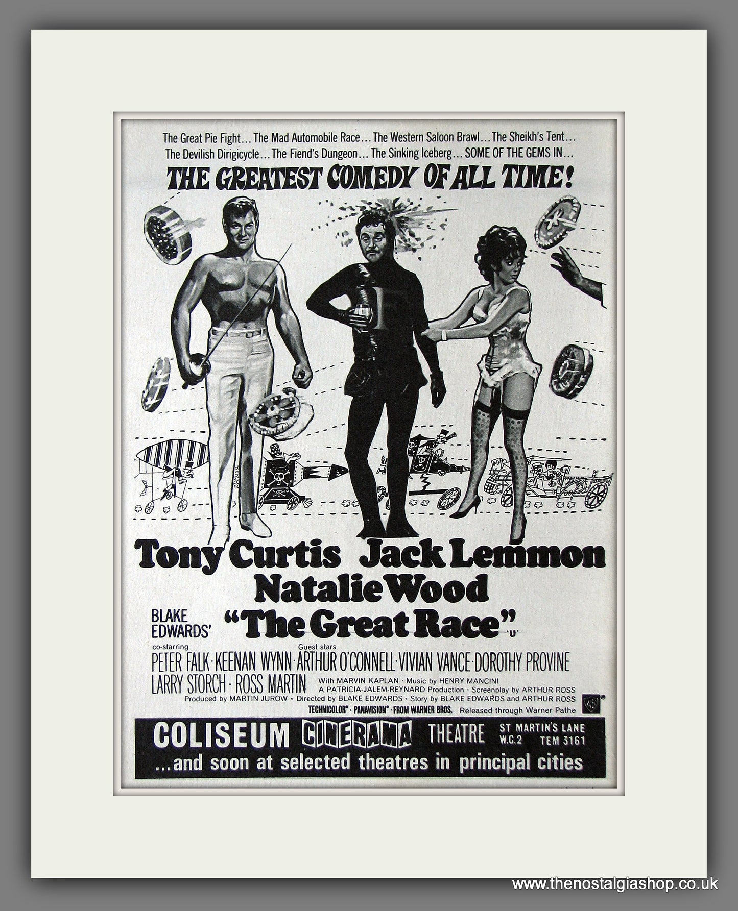 The Great Race. Tony Curtis. 1966 Original advert (ref AD55930)
