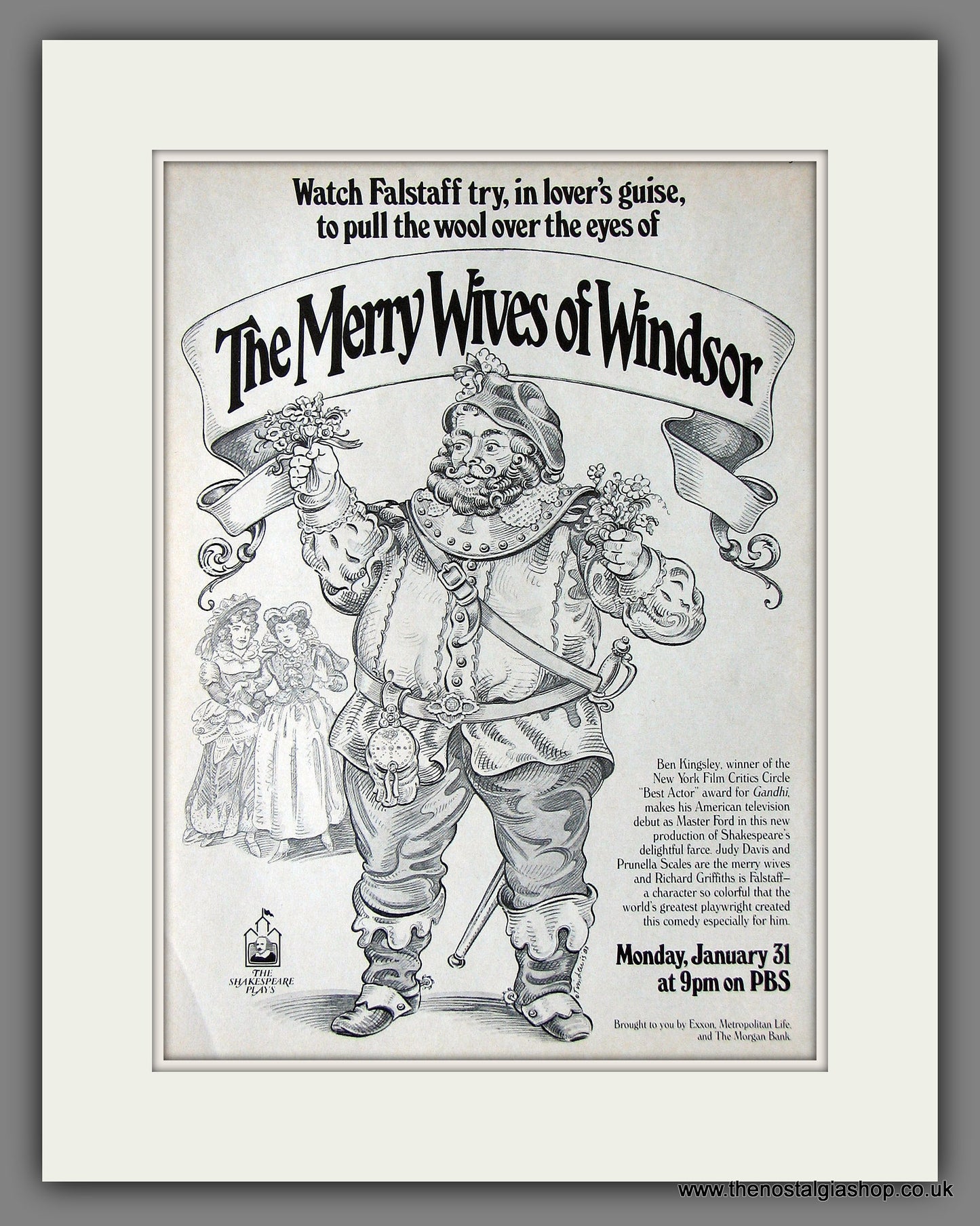 Merry Wives of Windsor. 1983 Original advert (ref AD55932)