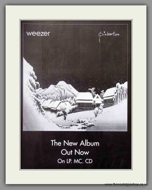 Weezer. Pinkerton. 1996 Original Advert (ref AD51012)