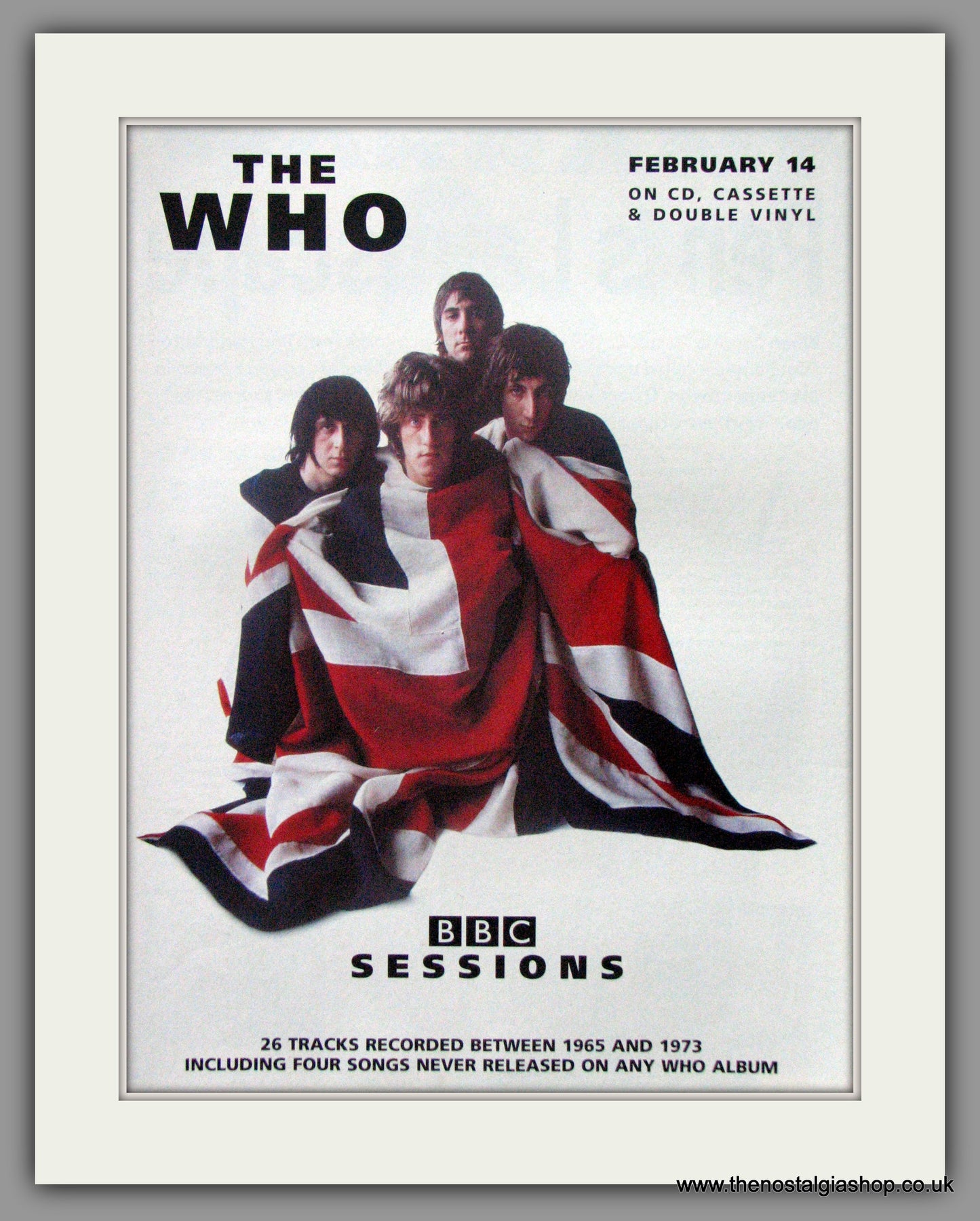 Who (The) BBC Sessions. 2000 Original Advert (ref AD51421)