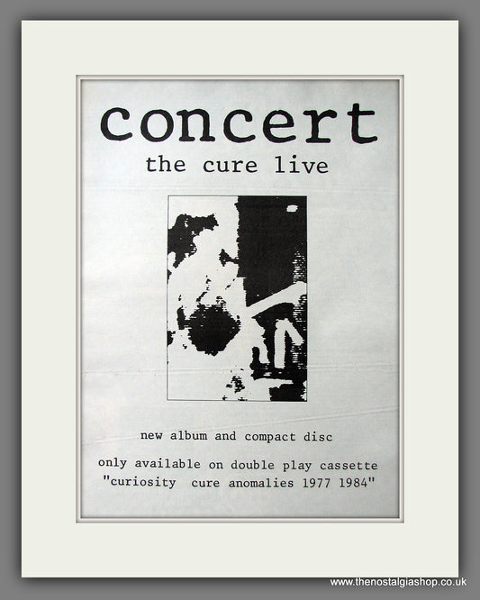 Cure (The) In Concert. Original Advert 1984 (ref AD13647)