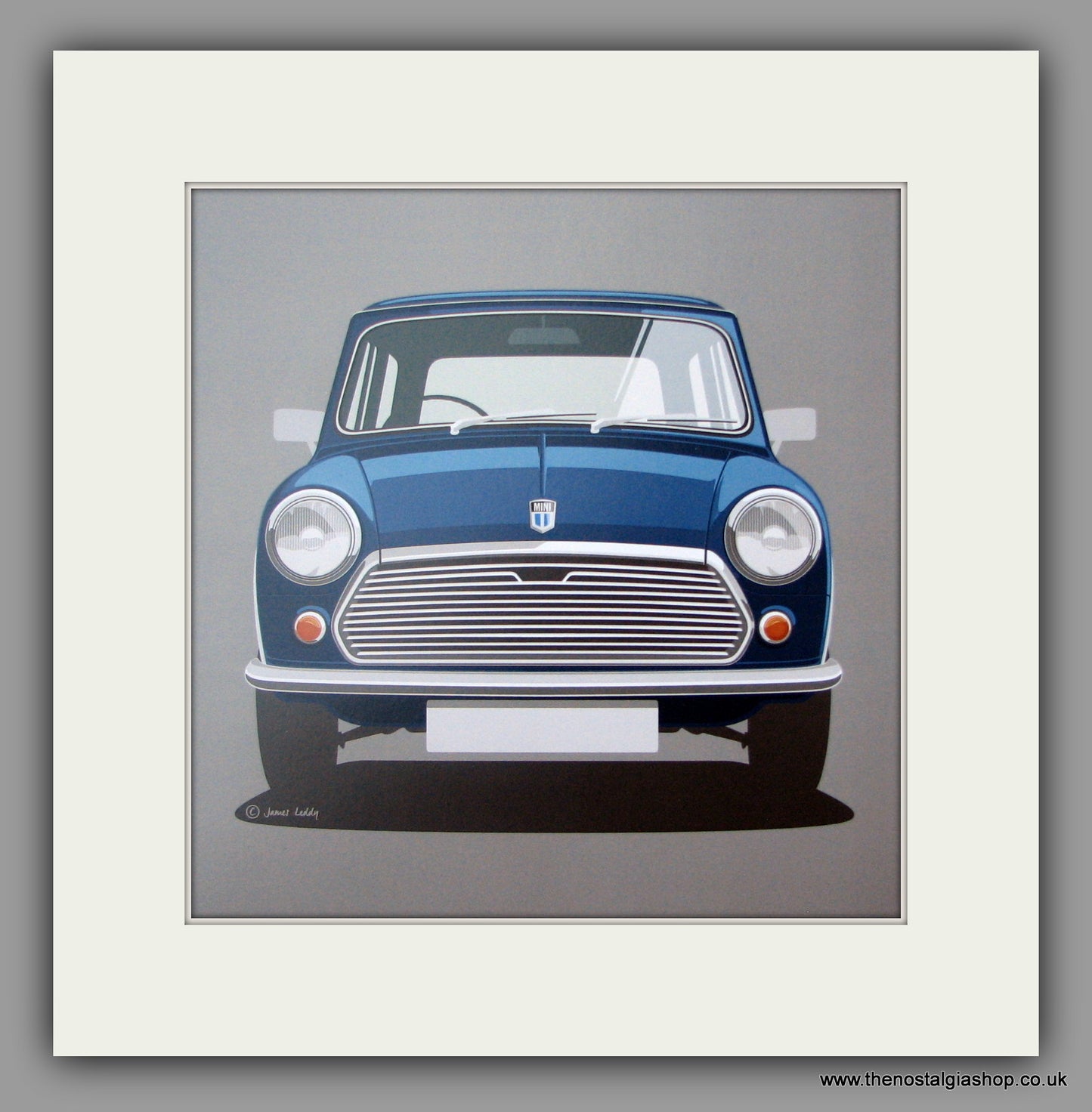 Mini. Mounted print.