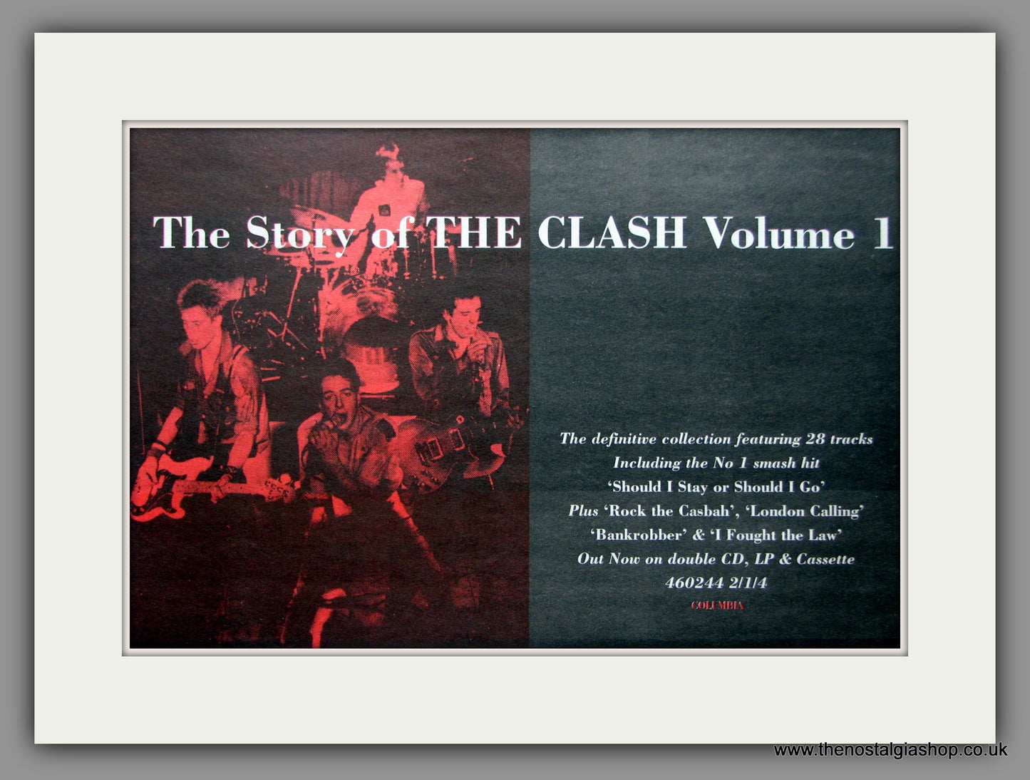 Clash. The Story of The Clash. 1991 Original Advert (ref AD50917)