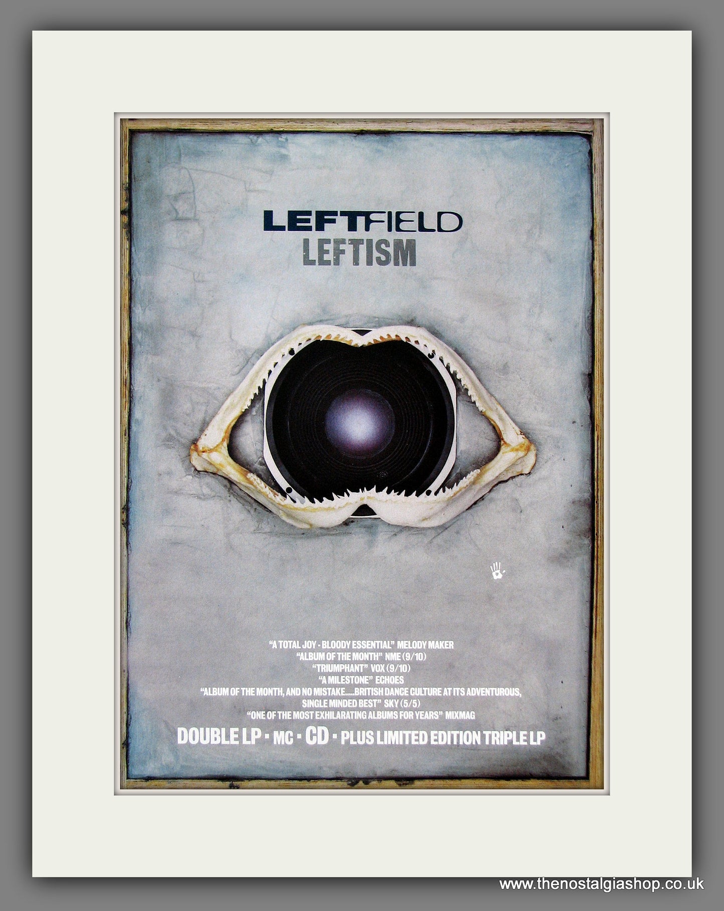 Leftfield Leftism. Original Vintage Advert 1995 (ref AD56037)