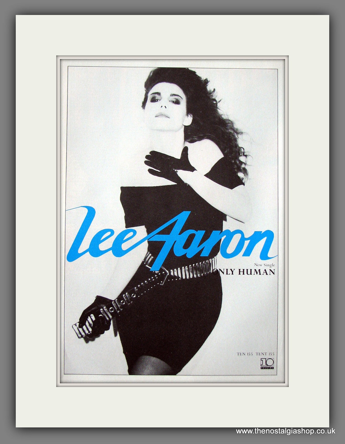 Lee Aaron Only Human. Original Vintage Advert 1987 (ref AD56043)