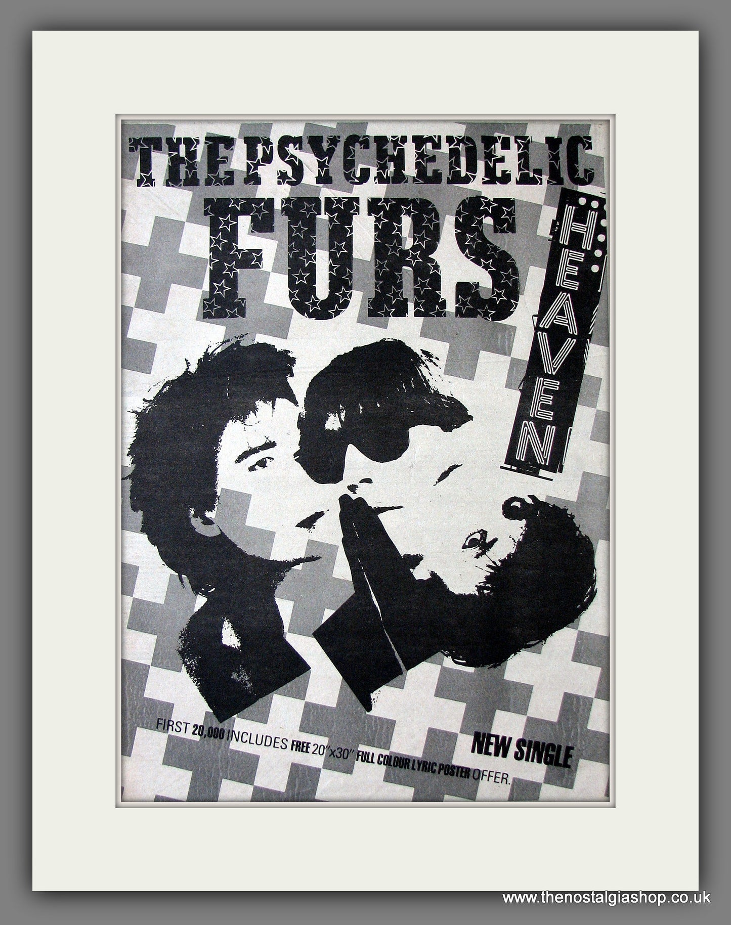 Psychedelic Furs. Heaven. Original Advert 1984 (ref AD13684)