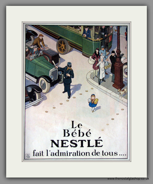 Nestle. Food For Babies. Original French Advert 1929 (ref AD11435)