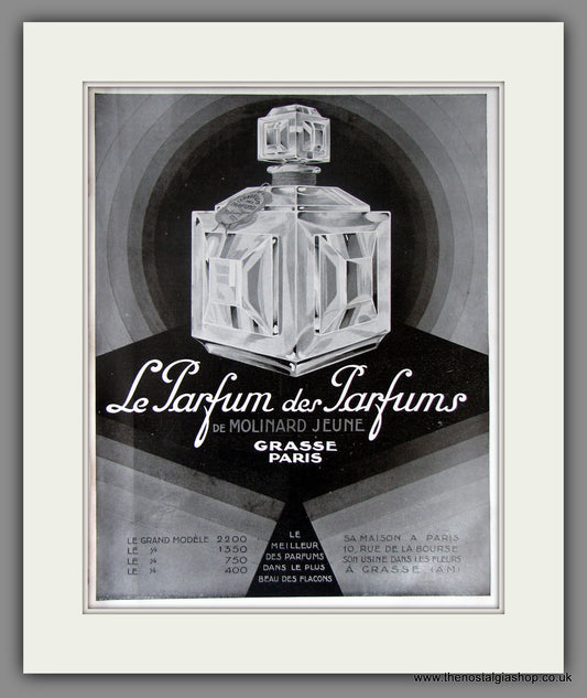 Molinard Jeune Parfum. Original French Advert 1929 (ref AD11235)