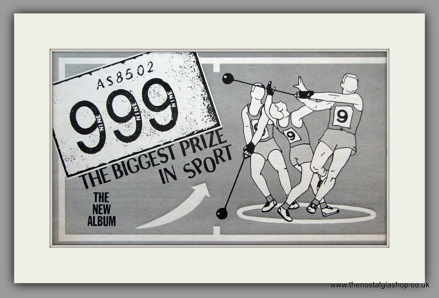 Nine Nine Nine (999) Separates. The Biggest Prize In Sport. 1980 Original Advert (ref AD51329)