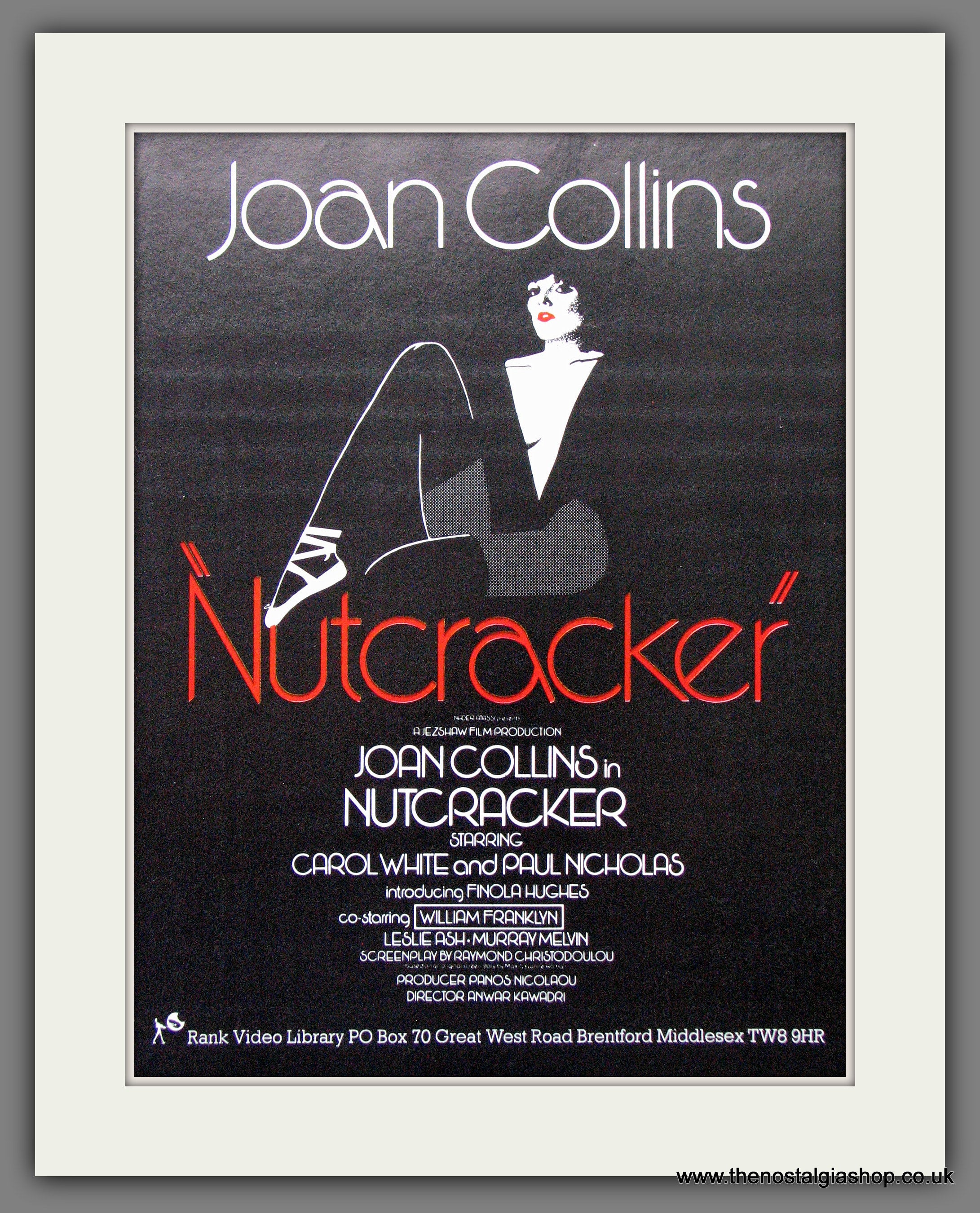 Nutcracker. Joan Collins. Vintage Original Advert 1983 (ref AD56147