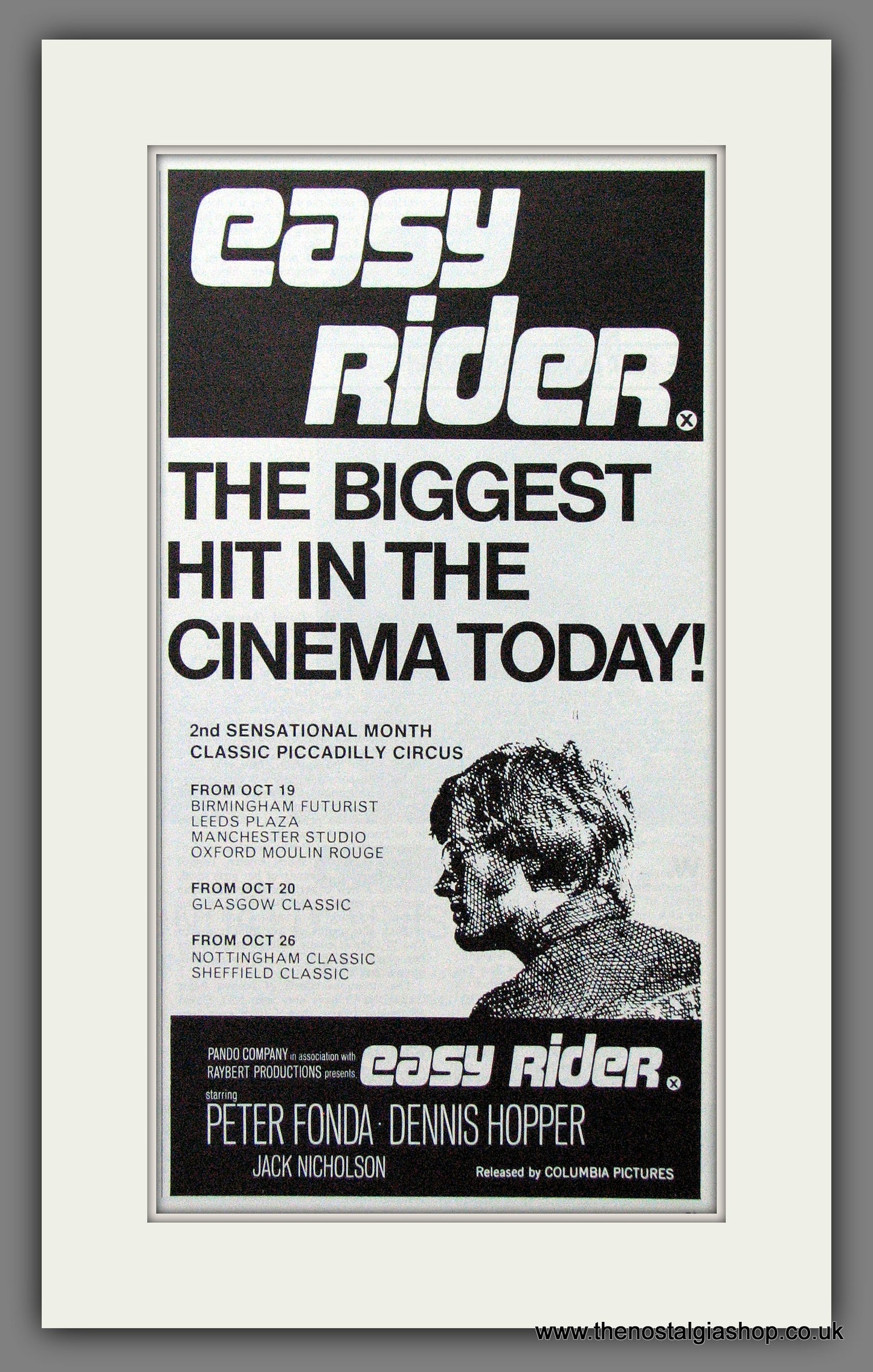 Easy Rider. 1969 Original advert (AD56151)