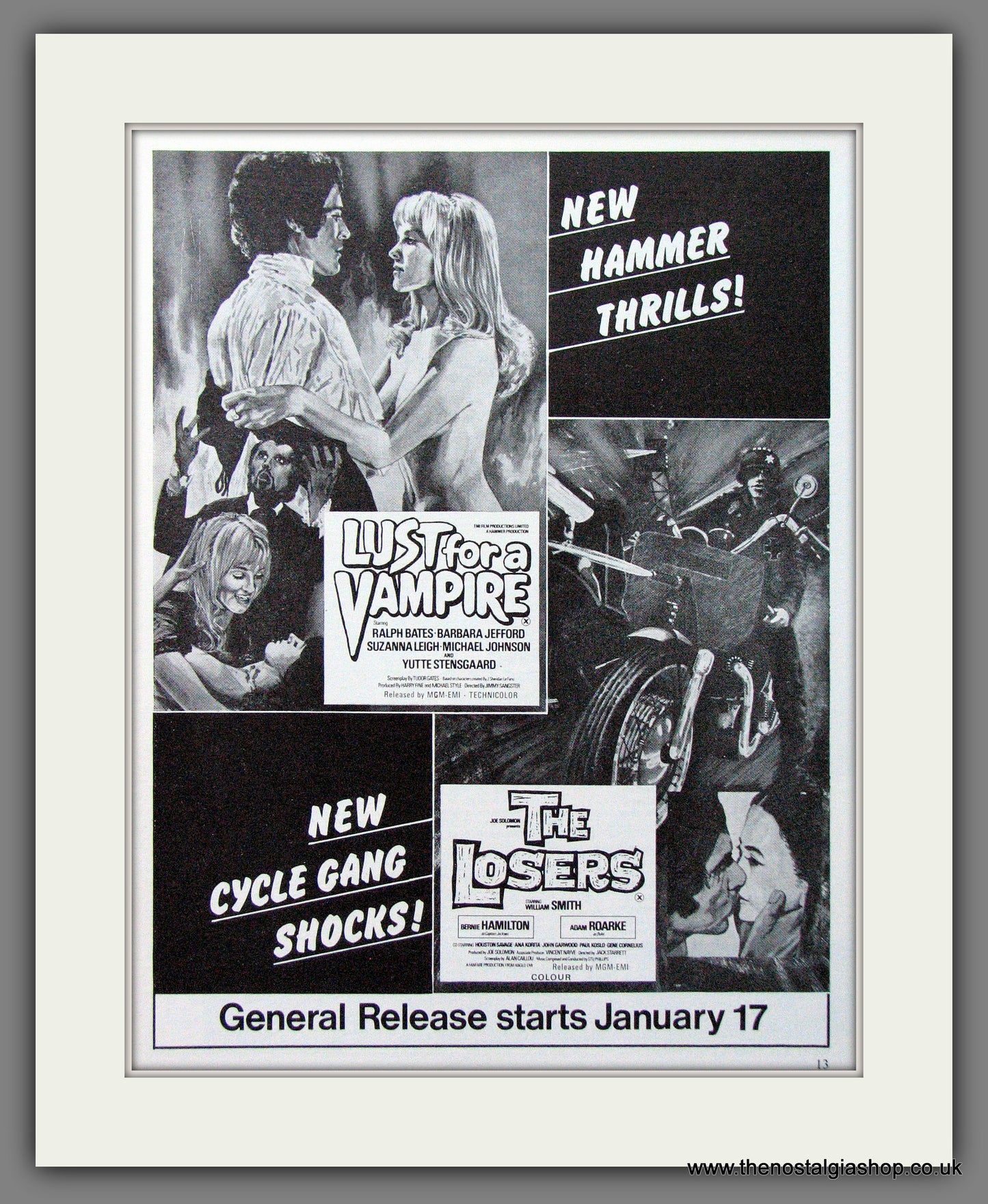 Lust For A Vampire. 1971 Original advert (AD56171)