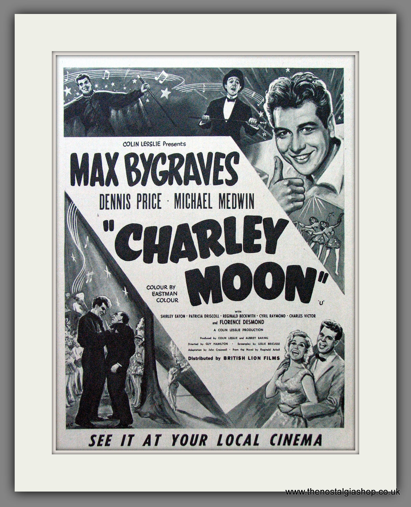 Charley Moon. Max Bygraves. Vintage Advert 1956 (ref AD56262)