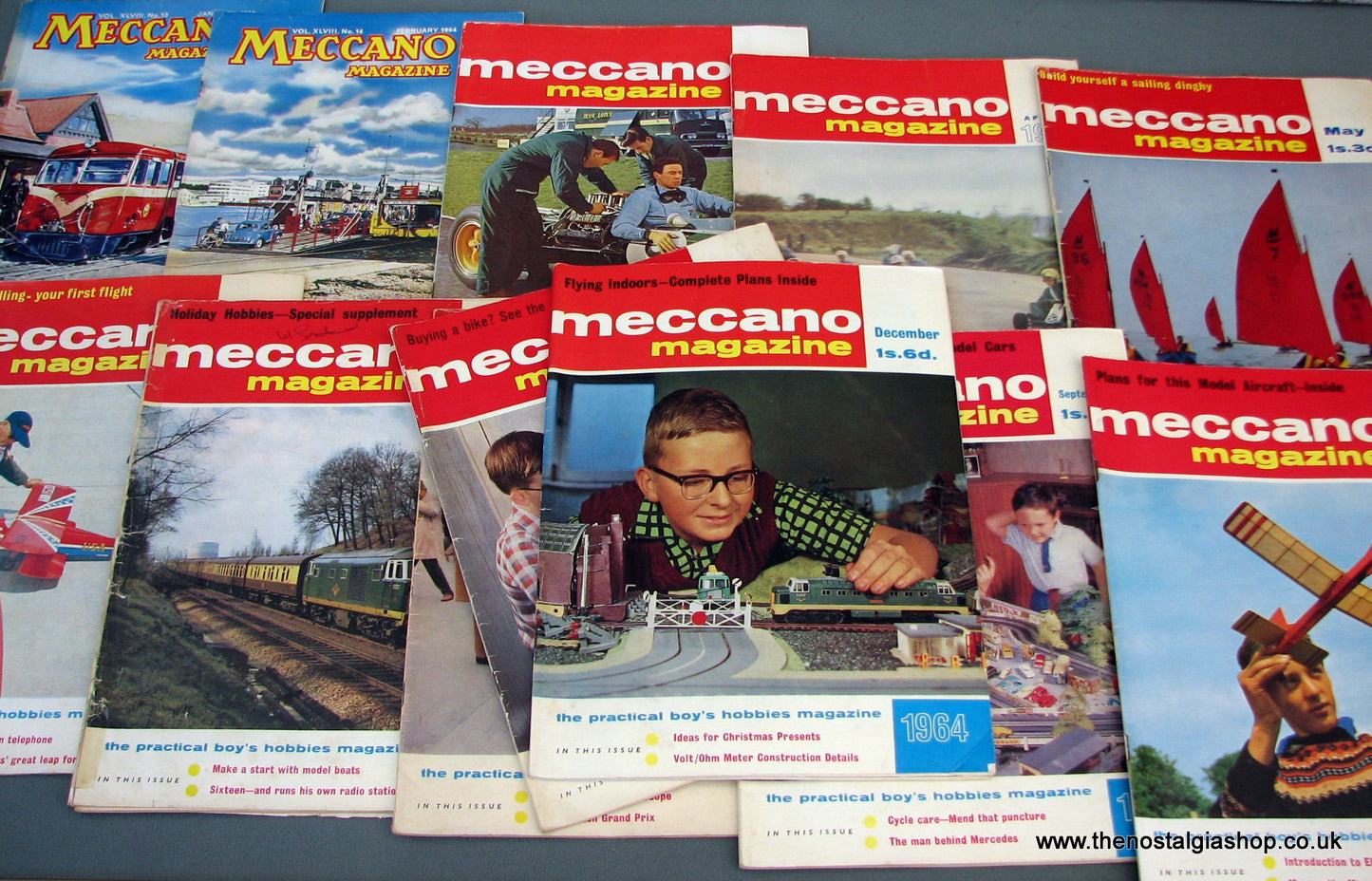 Meccano Magazines 1964. Full year 12 issues.