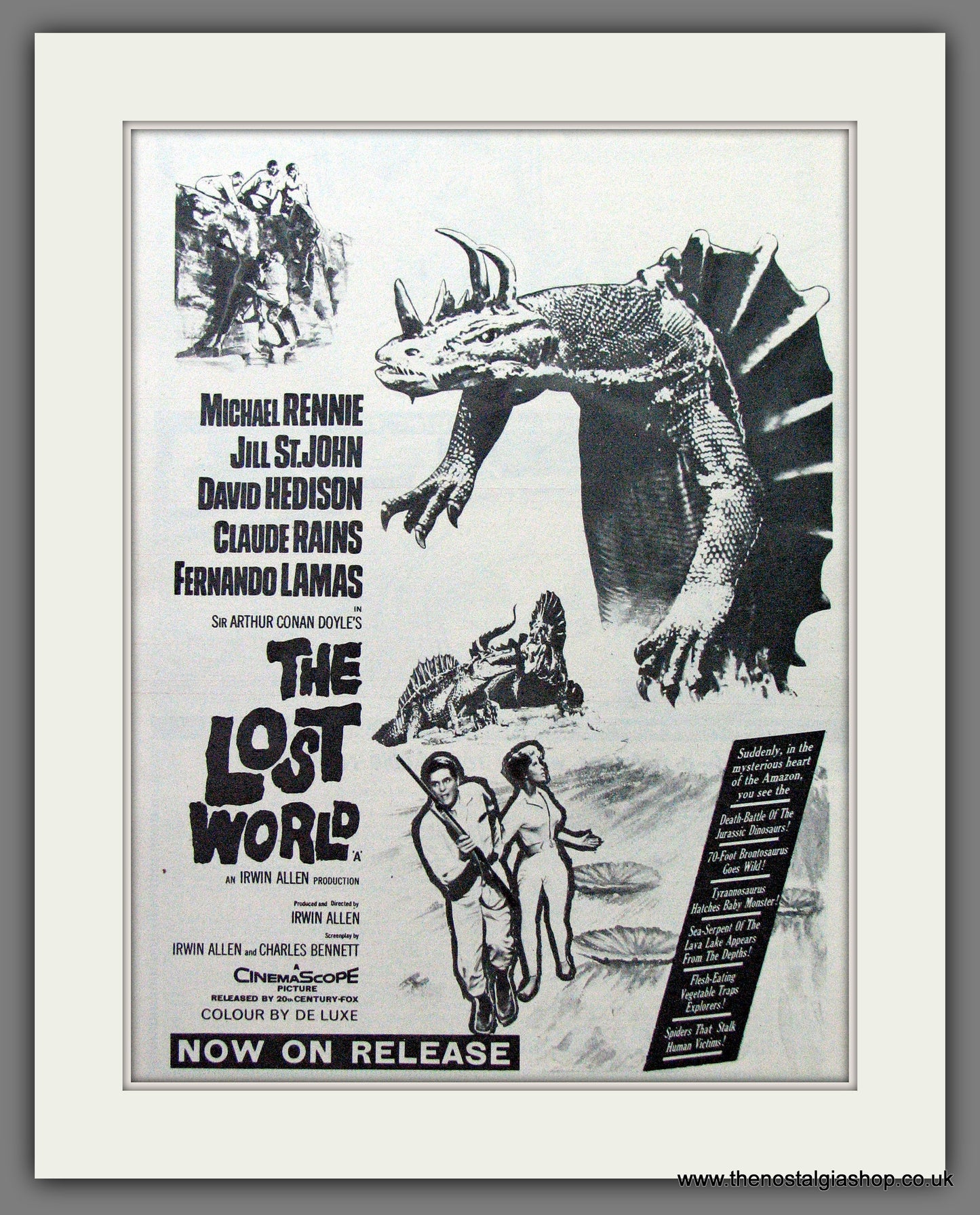 The Lost World. Vintage Advert 1960 (ref AD56295)