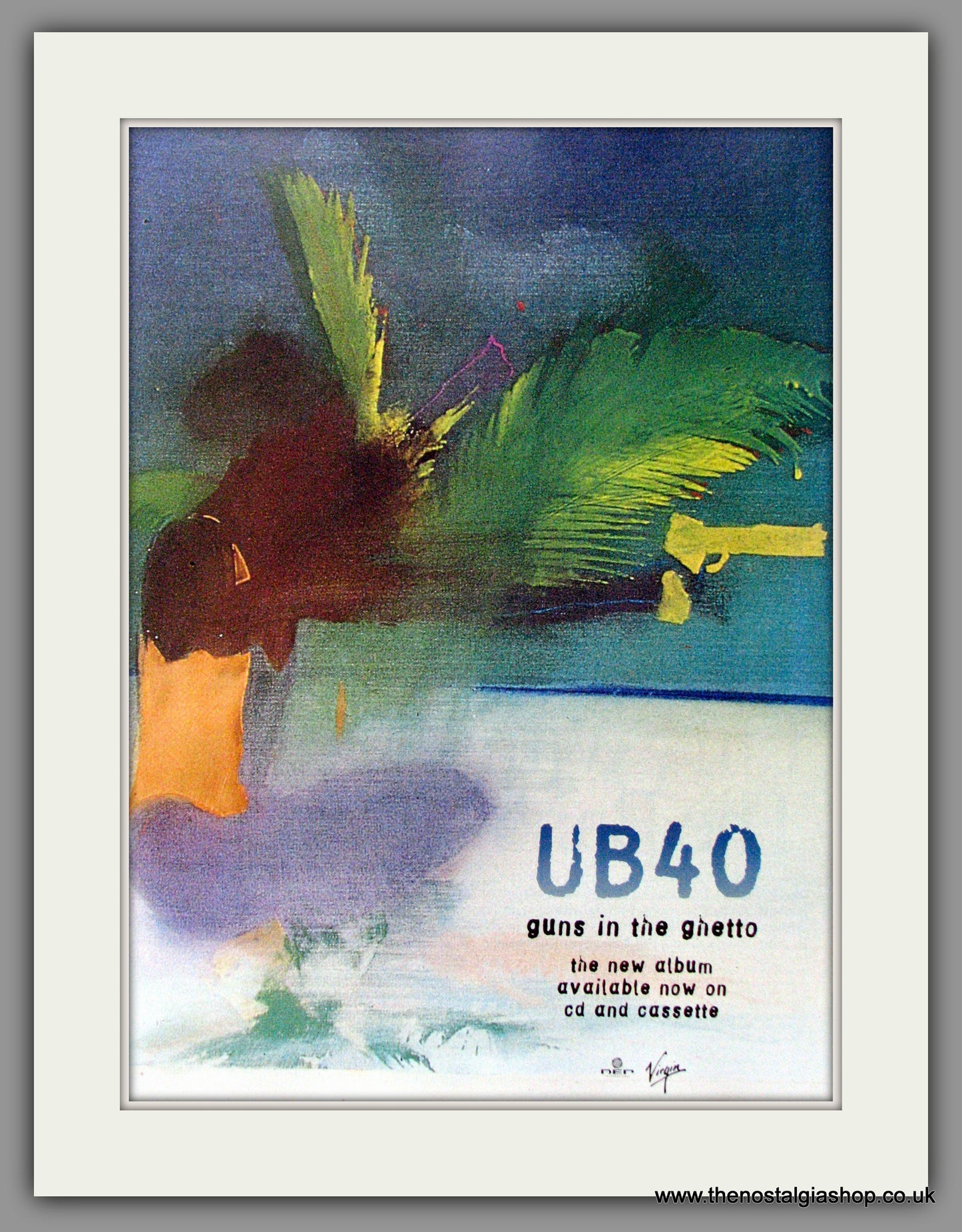 UB40 Guns In The Ghetto. 1997 Original Advert (ref AD53260)