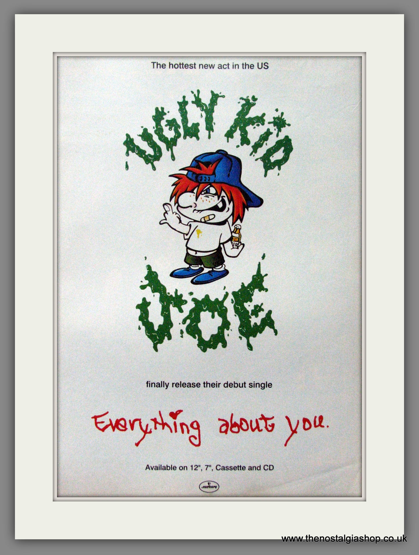 Ugly Kid Joe. Everything About You. 1992 Original Advert (ref AD53264)