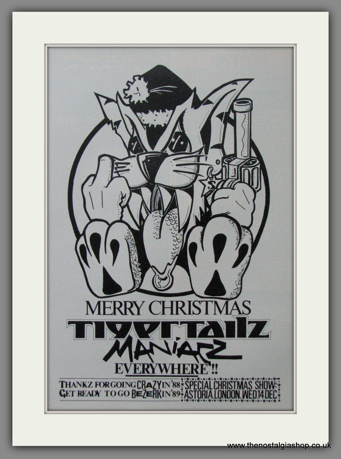 Tigertailz. Merry Christmas. Original Advert 1988 (ref AD52494)