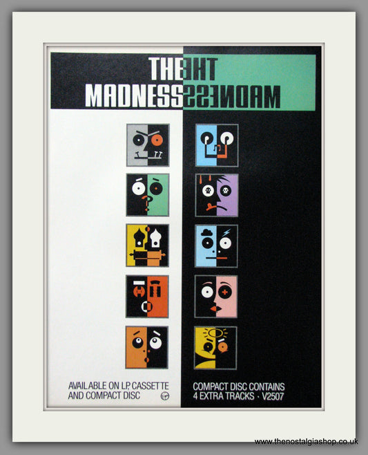 The Madness. Original Advert 1988 (Ref AD52567)