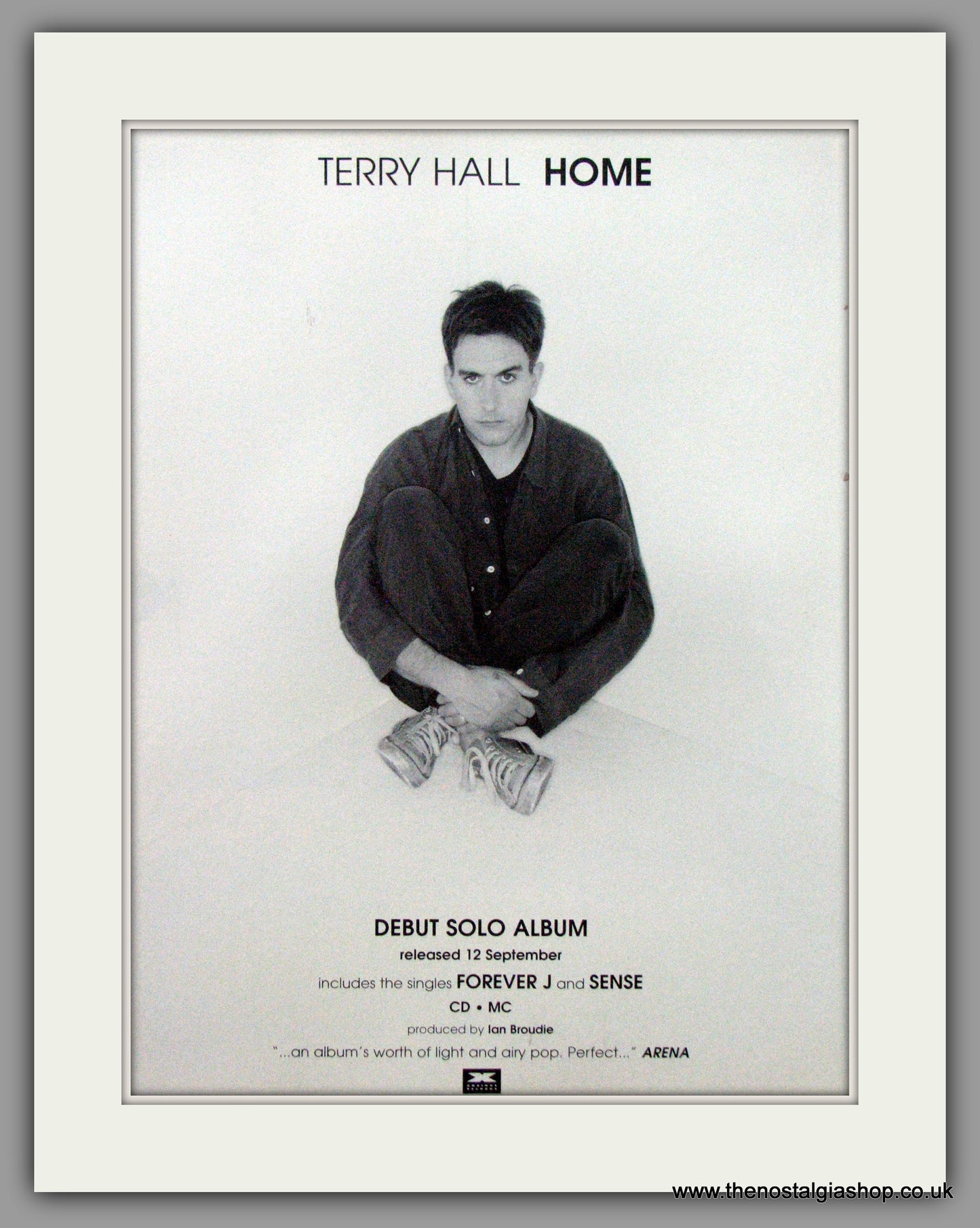 Terry Hall, Home. 1994 Original Advert (ref AD52834)