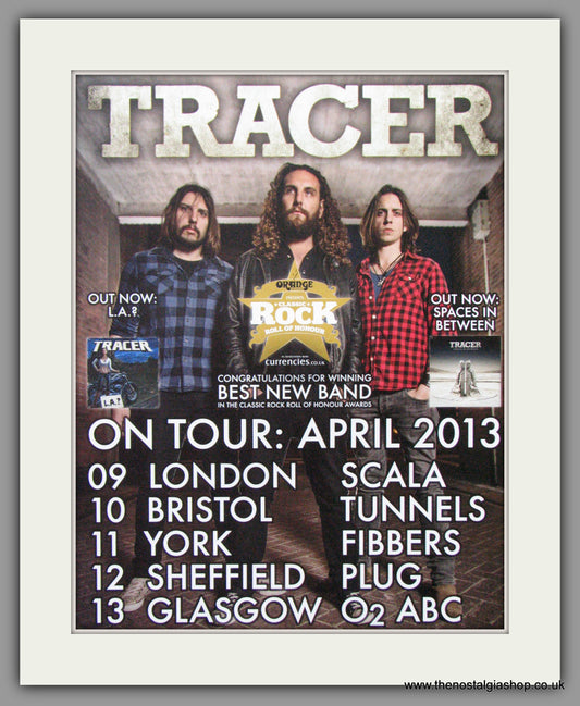 Tracer, Best New Band. 2012 Original Advert (ref AD52836)