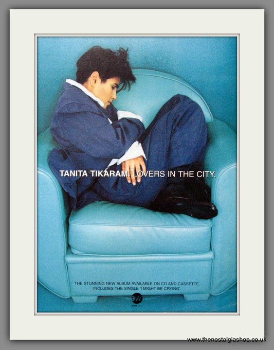 Tanita Tikaram, Lovers In The City. 1995 Original Advert (ref AD53018)
