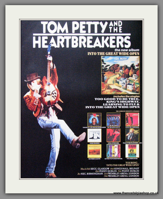 Tom Petty & The Heartbreakers, Into The Great Wide Open . 1992 Original Advert (ref AD53087)