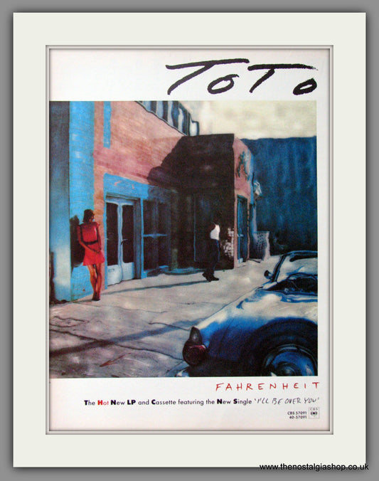 Toto, Fahrenheit. 1986 Original Advert (ref AD53132)