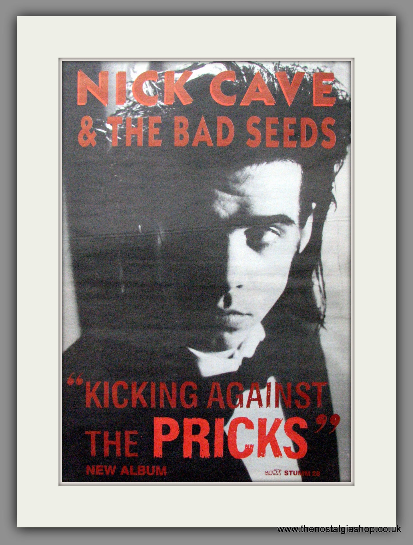 Nick Cave. Kicking Against The Pricks. Original Advert 1986 (ref AD11309)