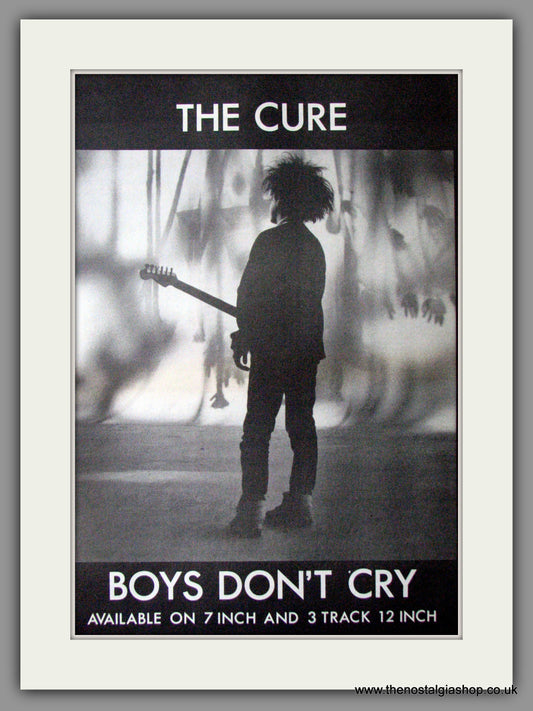 Cure (The) Boys Don't Cry. Original Vintage Advert 1986 (ref AD11312)