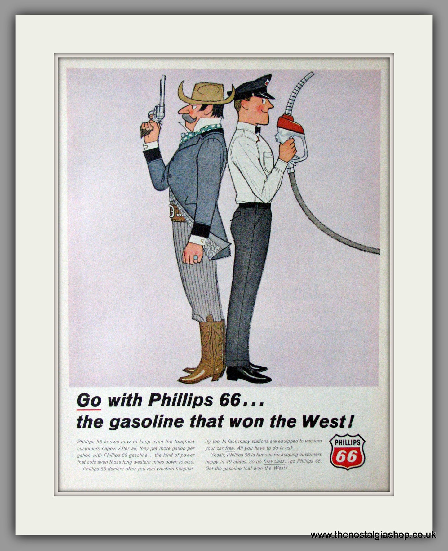 Phillips 66. Gasoline. Original Advert 1960's (ref AD11419)