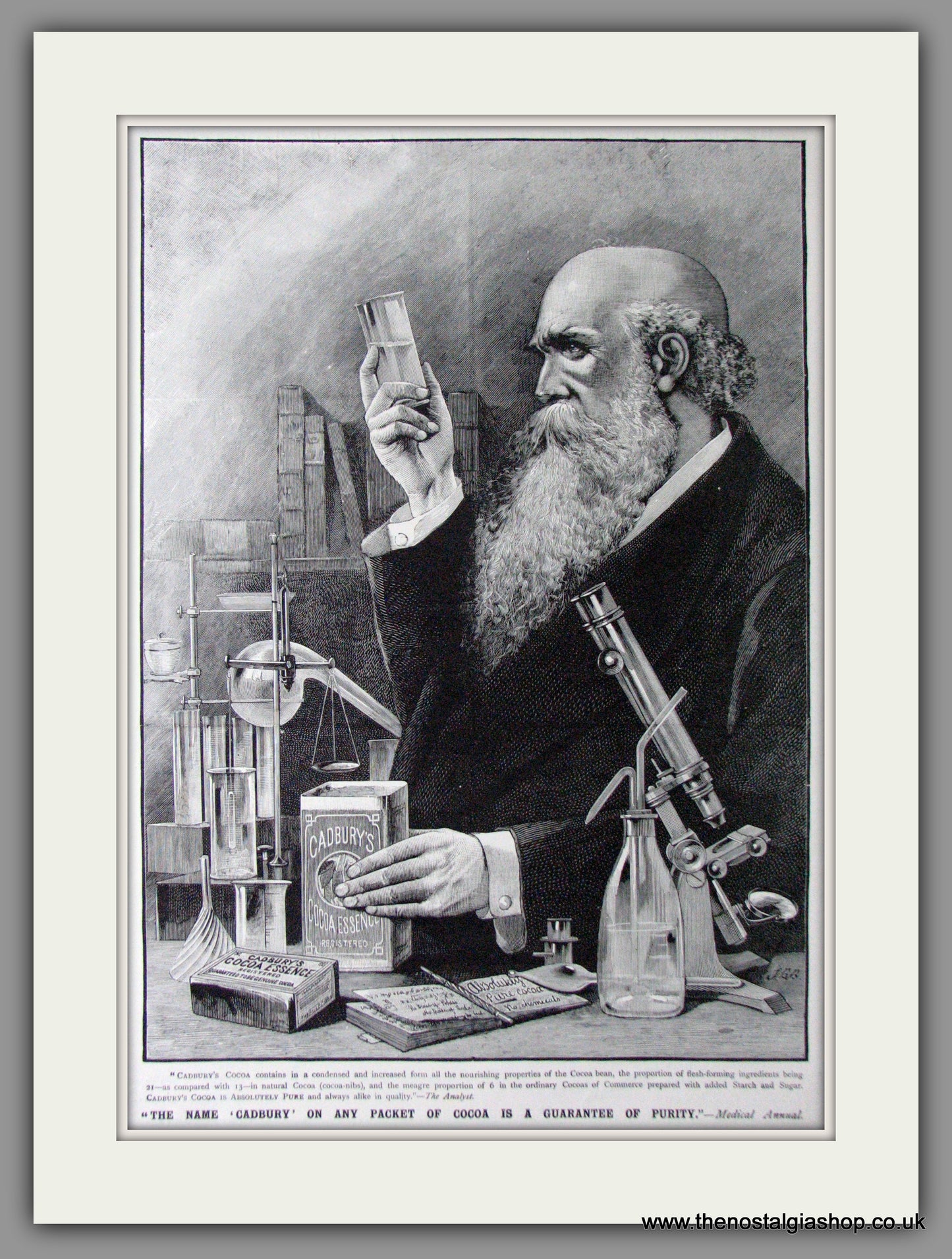 Cadbury's Cocoa. Original Advert 1892 (ref AD11428)