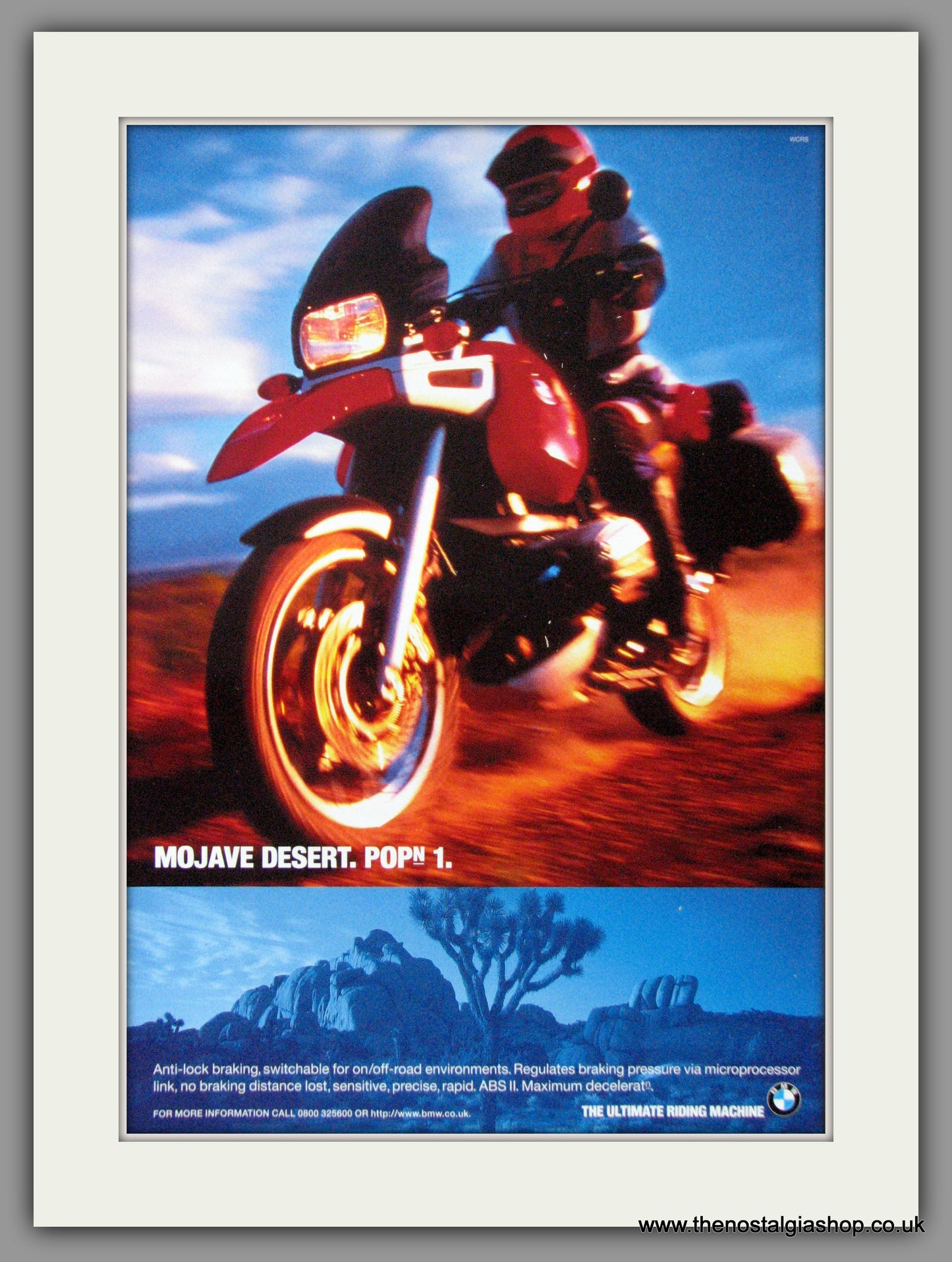 BMW Motorcycles with ABS. 2006 Original Advert (ref AD51544)