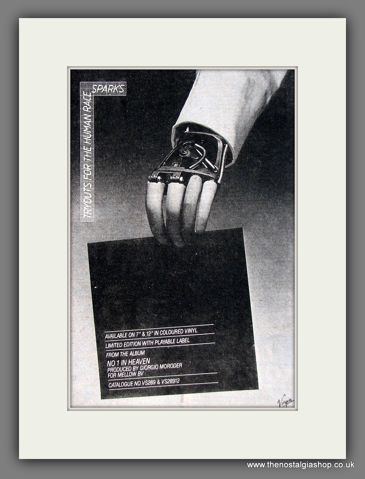 Sparks. Tryouts For The Human Race. Original Vintage Advert 1979 (ref AD56349)