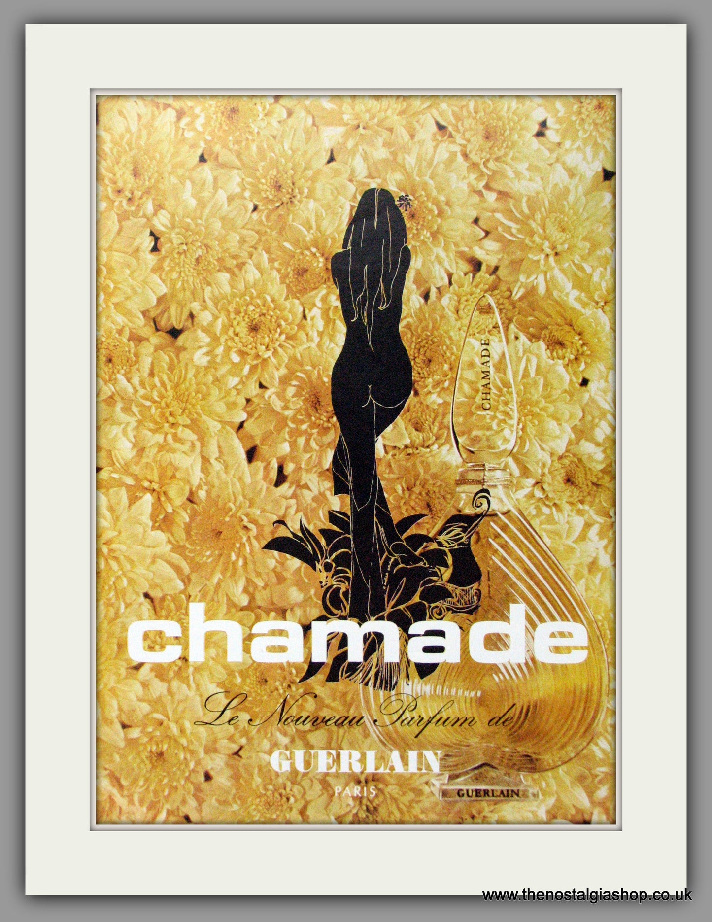 Guerlain Chamade. Paris. Perfume. Original Advert 1970 (ref AD51608)
