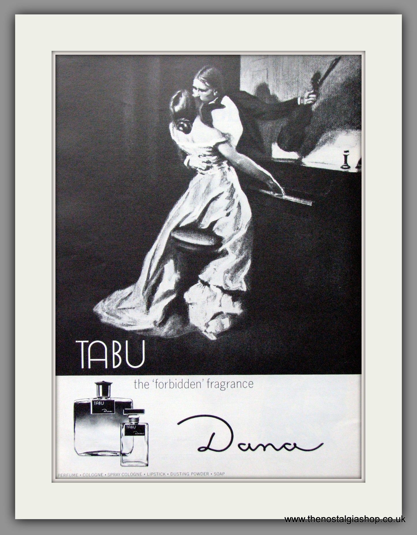 Tabu. Dana. Perfume. Original Advert 1965 (ref AD51611)