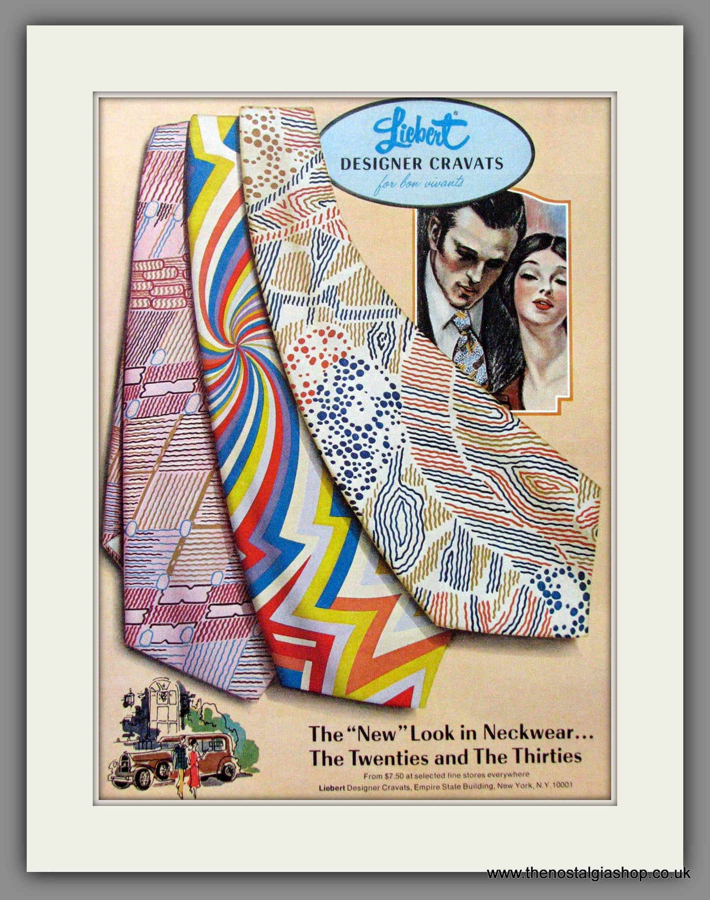 Liebert. Designer Cravats, Original Advert 1970 (ref AD51636)