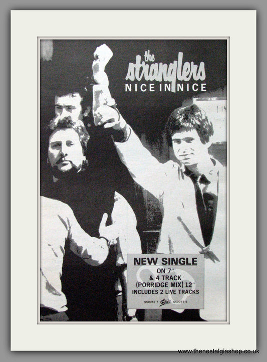 Stranglers (The) Nice In Nice. 1986 Original Advert (ref AD51727)